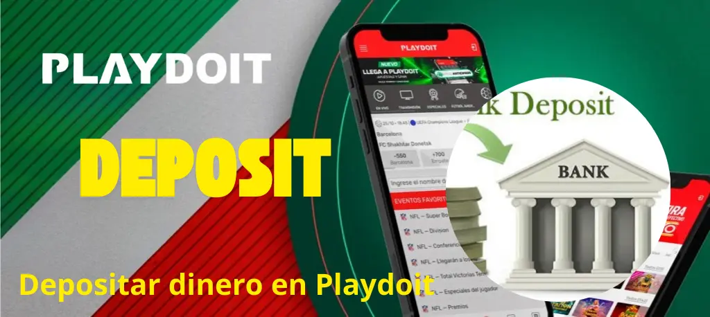 Depositar dinero Playdoit